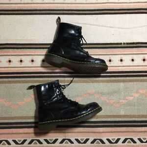 Doc Martens Men’s 8 Black Leather fair used condition replacement laces